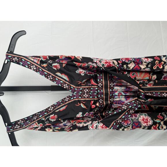 Ice Women's Sleeveless V-Neck Midi Dress with Floral Pattern size 8 - Picture 7 of 9